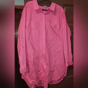 Pink long sleeve blouse 3x, from Macy's On 34th.